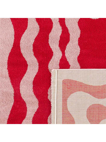 NAZARRUGS Teppich Groovy in Rot