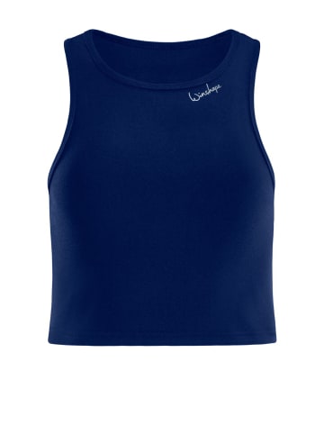 Winshape Functional Light and Soft Cropped Tanktop AET135LS in dark blue
