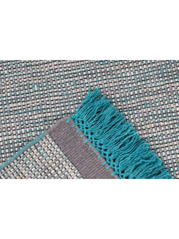 Arte Espina Wohnzimmer Teppich – Kurzflorteppich Nomad 8064 170 x 240 cm in grau - blau - rechteckig