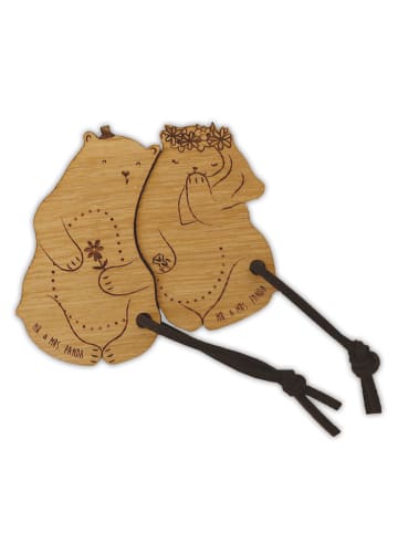 Mr. & Mrs. Panda Partner-Schlüsselanhänger Bär Hochzeit ohne Spruch in Keine Angabe