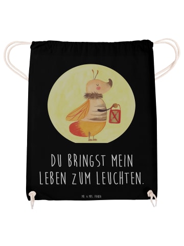 Mr. & Mrs. Panda Beutel Glühwürmchen mit Spruch in Schwarz