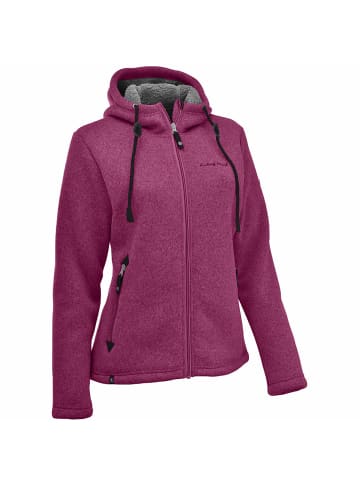 Maul Sport Strickfleece Jacke Chieming in Beere381