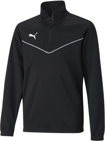 Puma Pullover "TeamRISE 1/4 Zip Top Jr" in Schwarz
