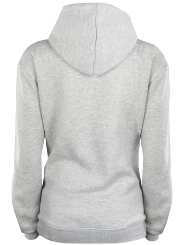 GUGGEN MOUNTAIN Kapuzenpullover Fleece Hoodie in Grau