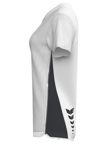 erima Damen T-Shirt function in weiss/schwarz