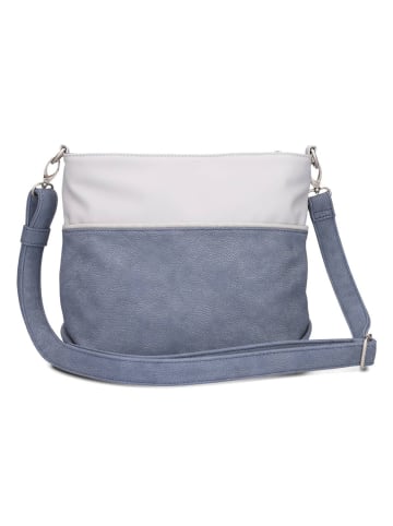 Zwei Jana Umhängetasche 27 cm in nubuk sky