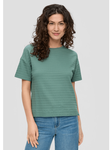 S. Oliver T-Shirt kurzarm in Petrol