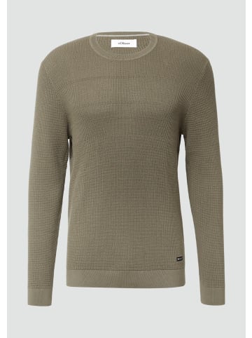 s.Oliver Strickpullover in 7853_olivgrün