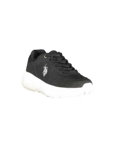 U.S. Polo Assn. Schwarz Damen Sneaker aus Polyurethan