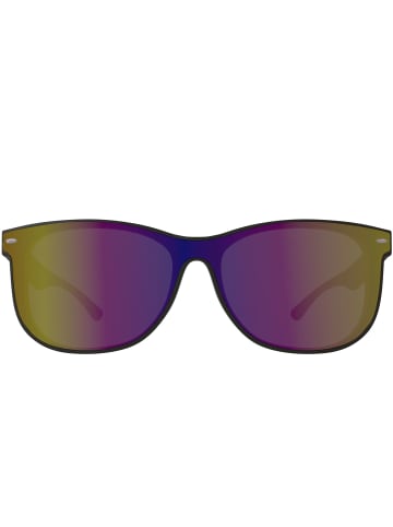 BEZLIT Sonnenbrille in Schwarz Grau Verspiegel