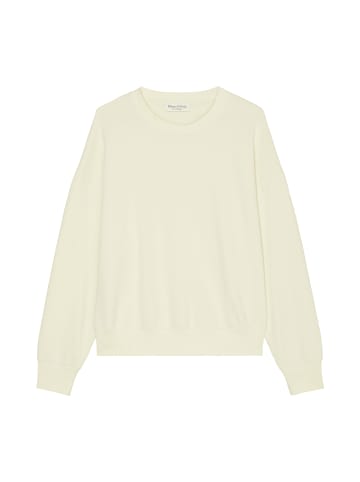 Marc O'Polo Logo-Sweatshirt loose in creamy white