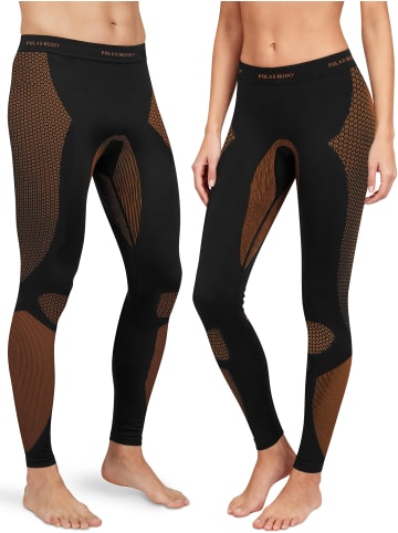 Polar Husky 1x Thermohose Lange Thermounterhose für Damen und Herren Anatomic Functional Wear in Orange