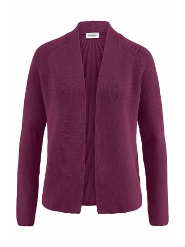 Hessnatur Hessnatur Strick Jacke Regular aus reiner Bio-Baumwolle in fuchsia