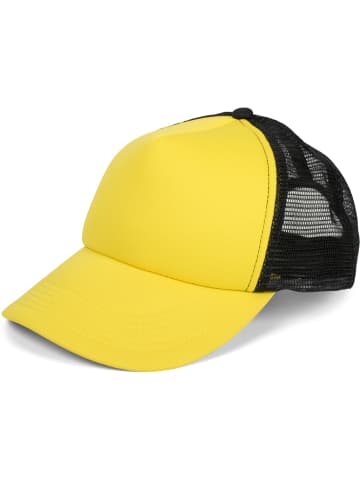 styleBREAKER Mesh Cap in Gelb-Schwarz