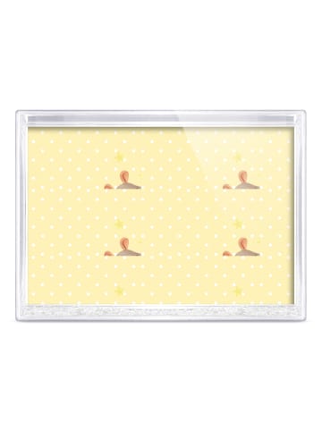 Mr. & Mrs. Panda Fotorahmen Maus Sterne ohne Spruch in Gelb Pastell