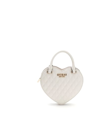 Guess Tasche Atabey Heart in Offwhite