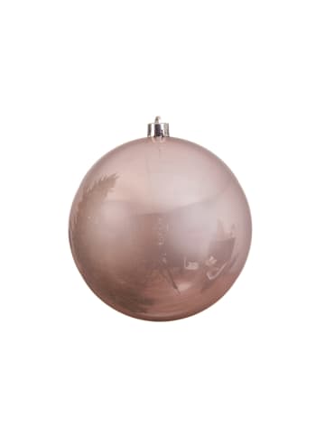 MARELIDA Weihnachtsbaumkugeln bruchfest glänzend D: 14cm in rosa