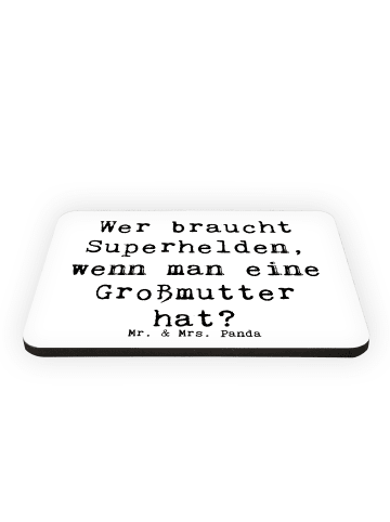 Mr. & Mrs. Panda Magnet Spruch Großmutter Liebe mit Spruch in Weiß