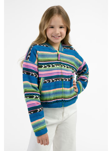 myMo KIDS Mädchen Bomberjacke in Mehrfarbig Neon Grün