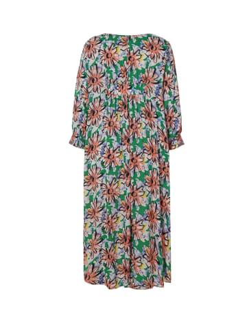 GOZZIP Kleid Alice in Green printed