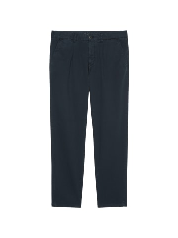 Marc O'Polo Chino Modell BELSBO pleats in dark navy