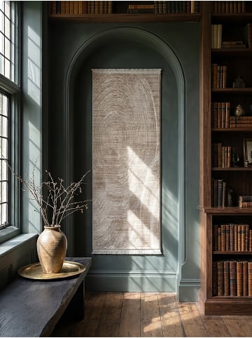 KADIMA DESIGN Teppichläufer Abstrakt pflegeleicht Wohnzimmer Schlafzimmer Flur in Beige