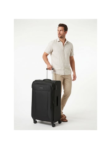 Franky Melbourne 3.0 4-Rollen Trolley 79 cm mit Dehnfalte black2