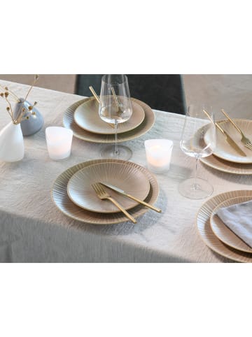 CreaTable CreaTable,  23920, Serie Vesuvio Sand , Teller Set 12 teilig in Sand in Sand