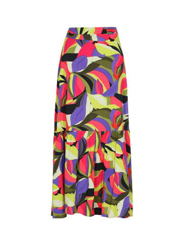 IZIA Women Skirt in violet multicolor