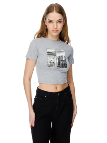 Alexa Dash Blouse in Grau