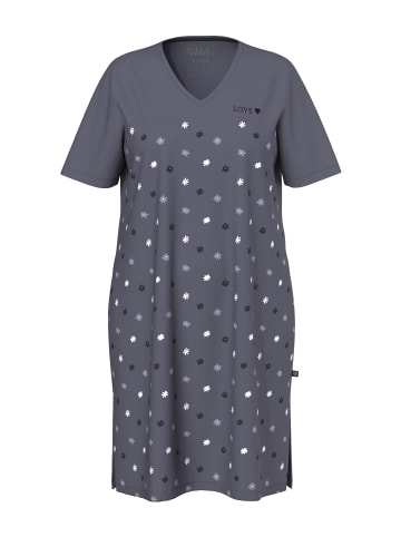 Ulla Popken Nachthemd in dunkelgrau