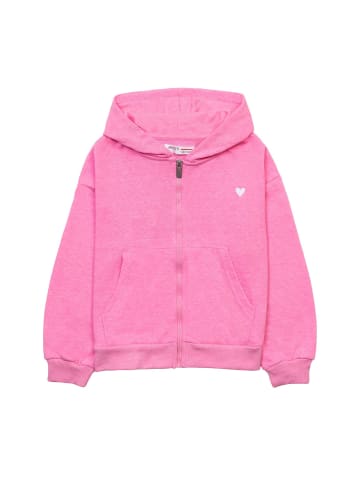 Minoti Sweatjacken 10ZIPEMB 1 in Neonrosa