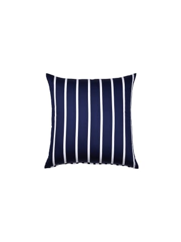 Janine Baumwoll Bettwäsche Modernclassic Streifenlook in nachtschatten