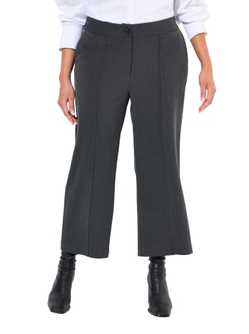 Ulla Popken Culotte in anthrazit melange