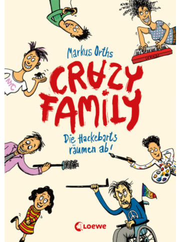 Loewe Verlag Buch - Crazy Family (Band 1) - Die Hackebarts räumen ab!