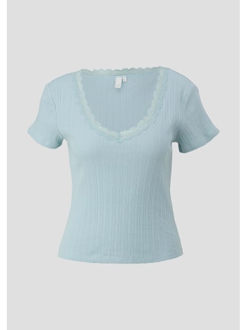 QS T-Shirt in 6103_helles türkis