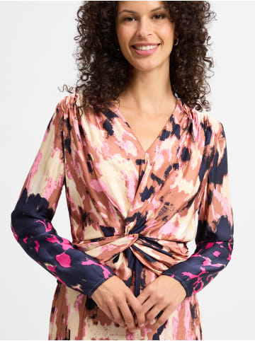 IPURI Kleid in marine rosa - 0001