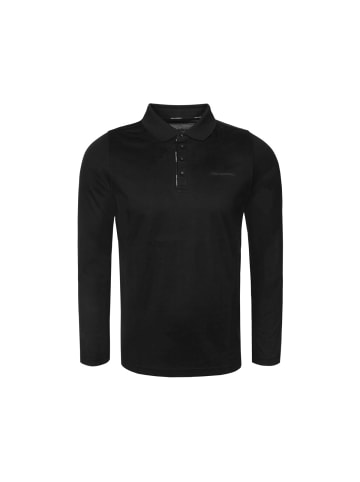 Karl Lagerfeld Langarm-Poloshirt 745002 in schwarz