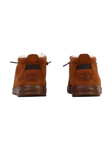 Hey Dude Wally Mid Gripr Warmth – Hoher Mokassin mit Schnürung Braun
