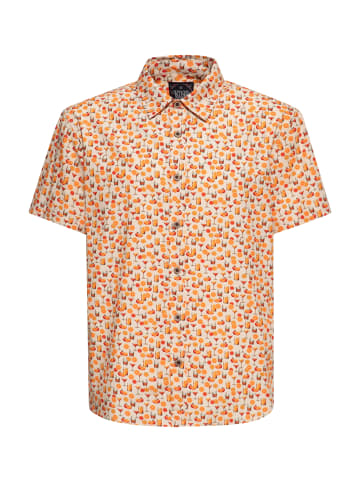 King Kerosin King Kerosin Kurzarmhemd Citrus Cocktail in orange