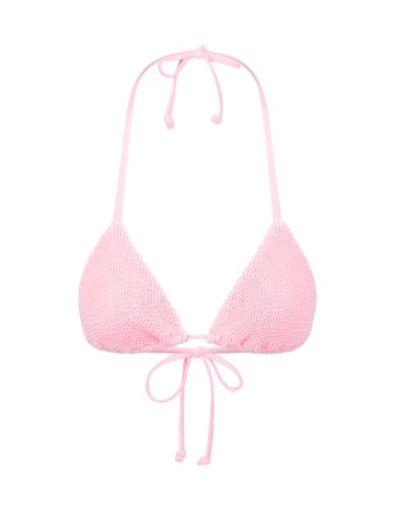 Moda Minx Bikini Top Scrunch Triangle in Rosa