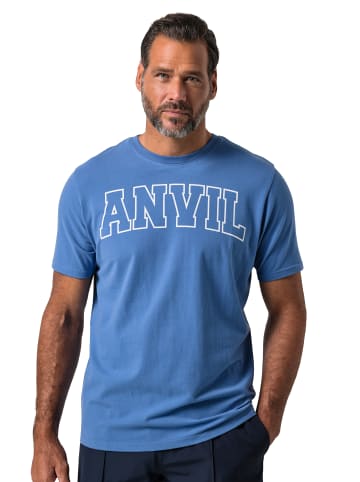 JP1880 Kurzarm T-Shirt in jeansblau