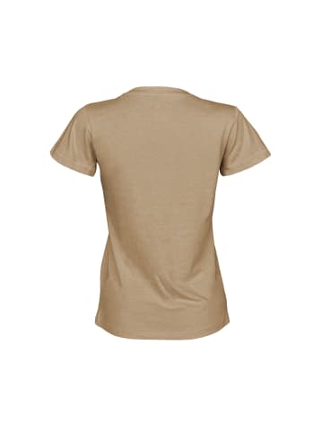 Cotton Prime® 5 Stück Damen T-Shirt O-Neck - Tee in greige