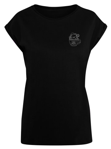 F4NT4STIC T-Shirt Weihnachtstasse in schwarz
