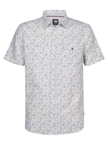 Petrol Industries Hemd mit Allover-Print Drifter in Weiß
