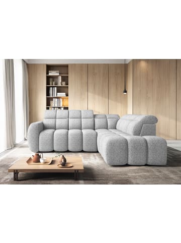 MF Design Eagle Recamiere Rechts in Weiß -  (L) 208 x (B) 258 x (H) 107 cm