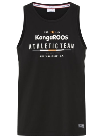 Kangaroos Tanktop in Schwarz