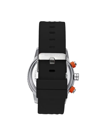 Breed Doppelagent Chronograph mit Datumsanzeige in Silver/Black