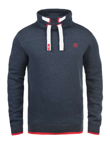 !SOLID Stehkragenpullover SDBenjamin Tube 21102293ME Sweatpullover mit weicher Fleece Innenseite in Blau