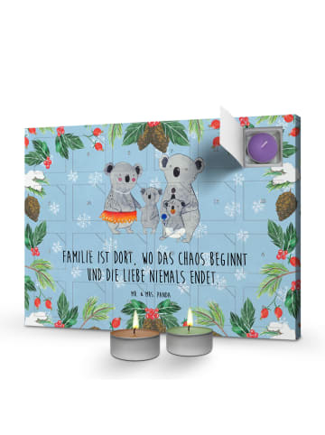Mr. & Mrs. Panda Duftkerzen Adventskalender Koala Familie mit Sp... in Eisblau